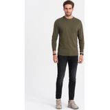 Ombre - Jidney - Longsleeve Heren - Olijf - Groen