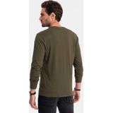 Ombre - Jidney - Longsleeve Heren - Olijf - Groen