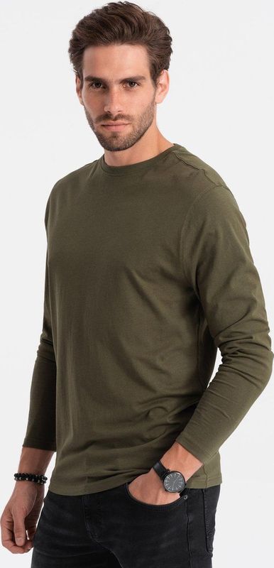 Ombre - Jidney - Longsleeve Heren - Olijf - Groen