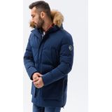Ombre - Winterjas Heren - Navy - Marine - Blauw
