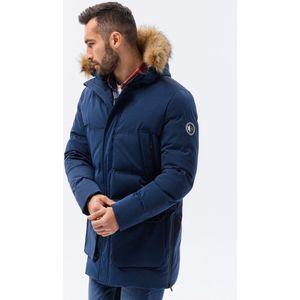 Ombre - Winterjas Heren - Navy - Marine - Blauw