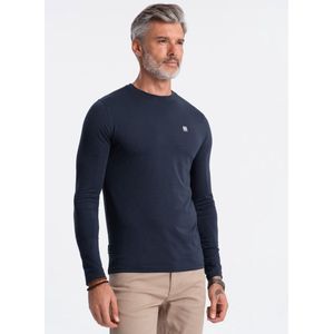 Ombre - Savona - Longsleeve Heren - Navy - Modaitalia