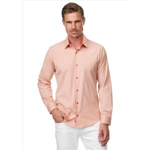 Rusty Neal - SlimFit - Overhemd - Perzik - Moda Italia