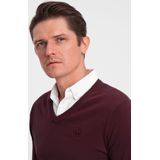 Ombre - Vaste Overhemd Kraag - Bordeaux - Jolympia - Dunne Zomerse Kleding
