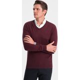 Ombre - Vaste Overhemd Kraag - Bordeaux - Jolympia - Dunne Zomerse Kleding