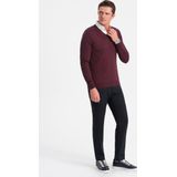Ombre - Vaste Overhemd Kraag - Bordeaux - Jolympia - Dunne Zomerse Kleding
