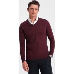 Ombre - Vaste Overhemd Kraag - Bordeaux - Jolympia - Dunne Zomerse Kleding