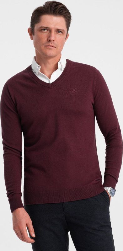Ombre - Vaste Overhemd Kraag - Bordeaux - Jolympia - Dunne Zomerse Kleding
