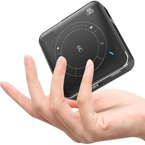 Mini beamer - Mini projector - Draagbaar - WiFi - Bluetooth - Zwart - USB - HDMI