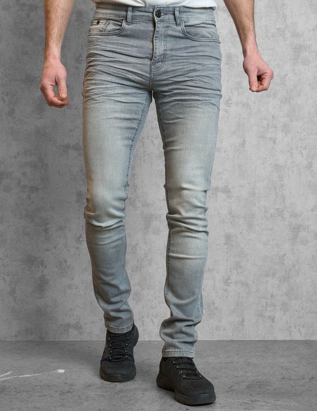 Indigo Denim - Heren Jeans - Zwart - Indigo Denim - Lengte