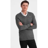 Ombre - Vaste Overhemd Kraag - Grijs - Civita - Dunne Zomerse Kleding