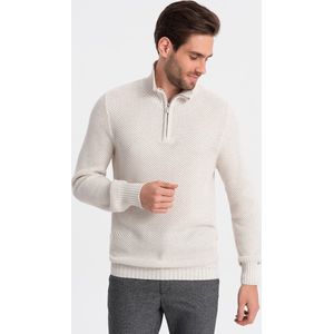 Italian Style - Kerato - Trui Heren - Wit Beige - Style-Italie