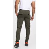Zayne Milano - Heren Joggingbroek - Zakken Op De Zijkant Met Rits - Kaki - Stijlvol