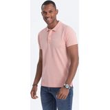 Ombre - Poloshirt - Roze - Katoen - Korte Mouw