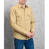 Indigo Denim - ID-031 - Overhemd - Camel - 50% Katoen 47% Polyester 3% Elastan