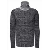 Rusty Neal - Coltrui Heren - Zwart Grijs - Casual - Stijlvol