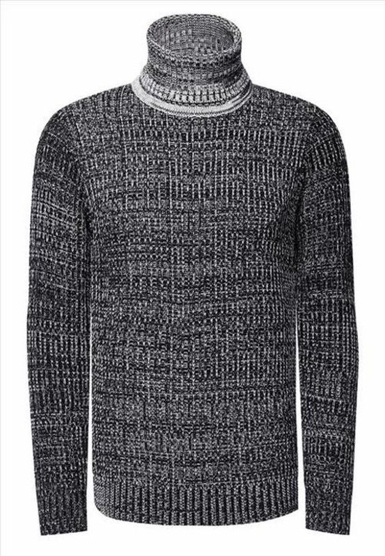 Rusty Neal - Coltrui Heren - Zwart Grijs - Casual - Stijlvol