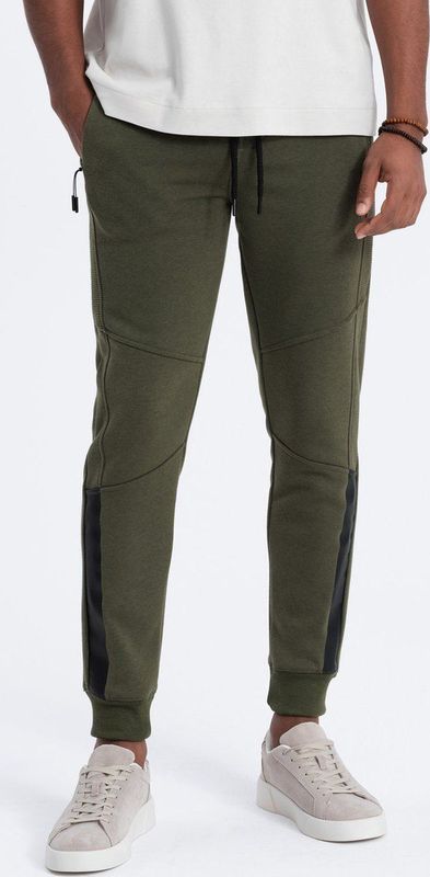 Ombre - Joggingbroek Heren - Kaki - Zachte Stof - Sportief