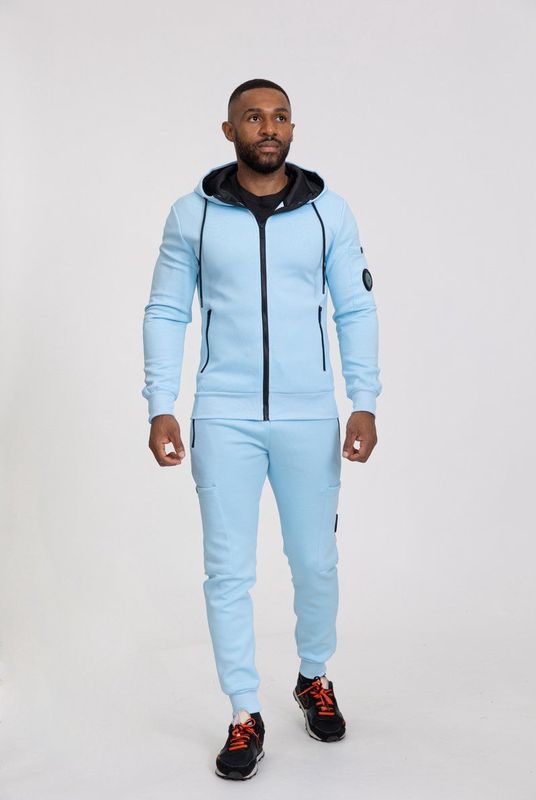 Zayne Milano - Sky Bari - Heren Joggingpak - Lichtblauw - Style-Italie