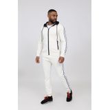 Zayne Milano - Joggingpak - Wit - Polyester/Elastan - Verstelbare Tailleband