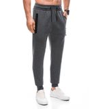 Joggingbroek - Grijs - 100% Polyester - Normal Fit - Verstelbare Tailleband