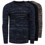 Rusty Neal - Overhemd - Marine Blauw - 97% Katoen 3% Lycra