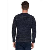 Rusty Neal - Overhemd - Marine Blauw - 97% Katoen 3% Lycra