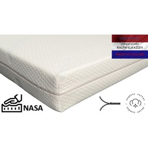 Topdek - Bio - Matras - Topper - Biologisch - Nasa - 9 cm - 130 x 190 cm