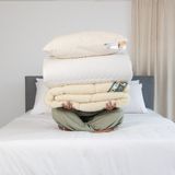 Terschellinger Hoofdkussen - Set van 2 stuks - IWS gecertificeerd Wol - Zacht/Medium - 60x70cm