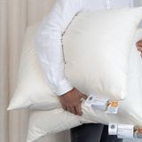 Terschellinger Hoofdkussen - Set van 2 stuks - IWS gecertificeerd Wol - Zacht/Medium - 60x70cm