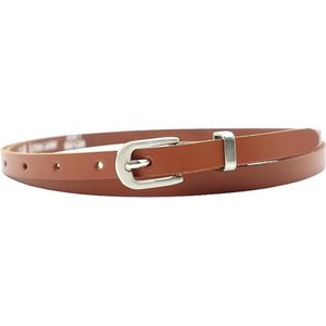 Fana Belts Smalle Dames Riem - Echt Leer - Nette / Casual Dames Riem - Taillemaat 85 - Kleine Maat