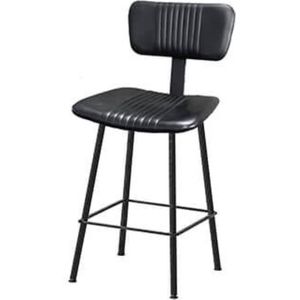 Barkrukken  - set van 2 - leren industriële stoel - hoog 100cm