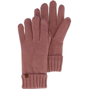 Handschoenen dames winter - Gebreid - One size - Oudroze - Ski
