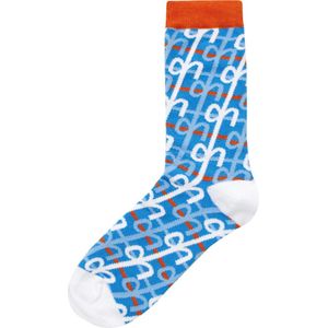 AH - Sokken - Dames - Wit - 36/40 - Foute Sokken - Carnaval - Themafeest - Albert Heijn