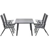 Garden Impressions Santana tuinset 5-delig - Sendai tafel 170x100xcm