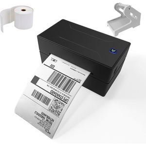Thermische Labelprinter - incl. 1 label rol (500 pcs per rol) + label rol houder - Bluetooth - USB verbinding - 100 mm x 150 mm Labels