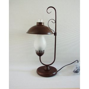 Vloerlamp - 49 cm hoog - decoratie - verlichting - glas