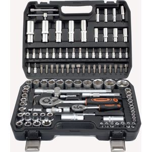 Trimann - Dopsleutelset 108-delig - Chrome Vanadium Staal - Gevulde Gereedschapskoffer