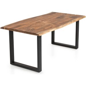 Eetkamertafel Nando Acacia - Rechthoek - 240x110cm - Hoogte 76.5 cm