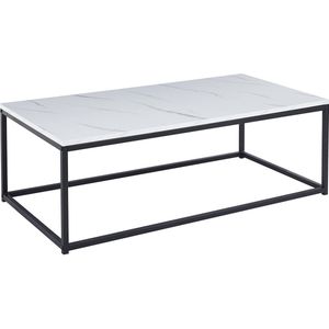 Salontafel Lina Wit - MDF - Rechthoek - 120x60cm - Hoogte 40 cm