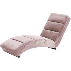 Relaxfauteuil Sasha Roze - Fluweel