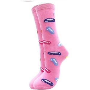 Verpleegkundige sokken - happy nurse socks roze