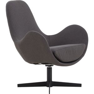 Fauteuil Pepijn Grijs - Stof - Zithoogte 45 cm - Zitdiepte 45 cm