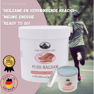 Pullach Hof - Voeten Crème -Traditioneel - Herstellende - 250 ml - Snel werkend - Hersteld en Verzacht Vermoeide Voeten