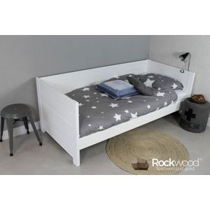 Rockwood® Bedbank Sam wit met lattenbodem