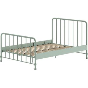 Bed Jay Groen - Metaal - 140x200cm - Hoogte 110 cm