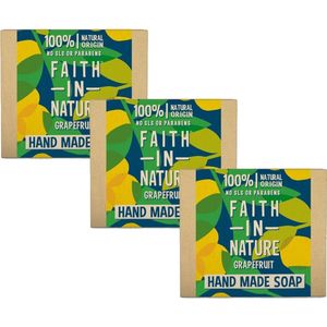 FAITH IN NATURE - Soap Grapefruit - 3 Pak