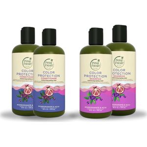 Petal Fresh - Color Protection Pomegranate & Açai 2x Shampoo + 2x Conditioner - 475ml - 4 Pak
