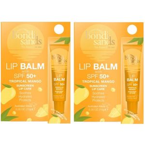 BONDI SANDS - Sunscreen Lip Balm SPF 50+ Tropical Mango - 2 Pak