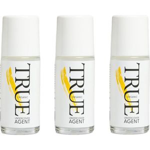 True Organic of Sweden - Undercover Agent - Roll on Deodorant - Ylang Ylang - 50ml - 3 Pak